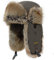 HEYANN Uschanka Trapper Russische Hütte Mütze mit Ohrenklappen Wintermütze Trapper Winter Bomber Hut Wintermütze Unisex Fliegermütze Fellmütze für Herren (2/3XL, Braun)