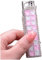 Mini Briquet Fin Au Butane, Coupe-Vent, Briquet À Cigarettes À Flamme Rose Et Bleue, Mignon Briquet À Paillettes Scintillantes en Strass, Briquet Torche pour Femme, Cadeaux pour Femme Et Épouse,Ro