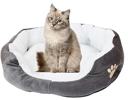 Aizuoni Haustier-Schlafbett, Das Original Beruhigende Donut-Katzen- Und Hundebett Mit Flauschigem, Für Hunde, Bezug Abnehmbar Waschbar, Hundebett Grosse Hunde