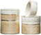 KAVI' S 6 Rollen Lace Muster Washi Tape Set PET Masking Tape Dekoratives Klebeband für Scrapbooking, Geschenkverpackung, Urlaubsdekoration (Tranquil Dew)
