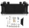 HERCHR Refroidisseur D'huile De Transmission De Moteur, Kit De Radiateur De Refroidissement D'huile Universel, Accessoires De Remplacement Adaptés pour Moto Tout-Terrain ATV 4 Roues 100250CC