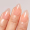 Imtiti Jelly Gel Polish, 15ML Sheer Peach Coral Orange Jelly Gel Nail Polish Translucent Spring Summer Nail Gel Polish LED UV Gel Nail Polish for Nail Art DIY Manicure