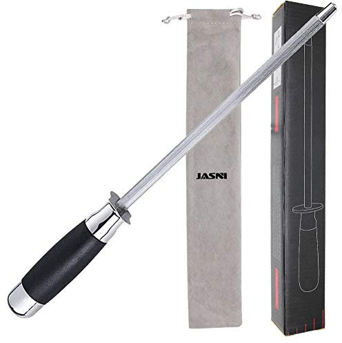 Wetzstahl, Diamant-Messerschärfer, Honstab, Haushaltsstahl, passend für alle Arten von Messern und Klingenschärfer