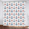 GIOVIA 3D Ozean Maritim Gardinen Abdunkelnde Anker Kindervorhänge Vorhang mit ösen 2er Set Vorhänge Blickdicht Verdunkelungs für Kinderzimmer Schlafzimmer Wohnzimmer B 140 X H 160 cm