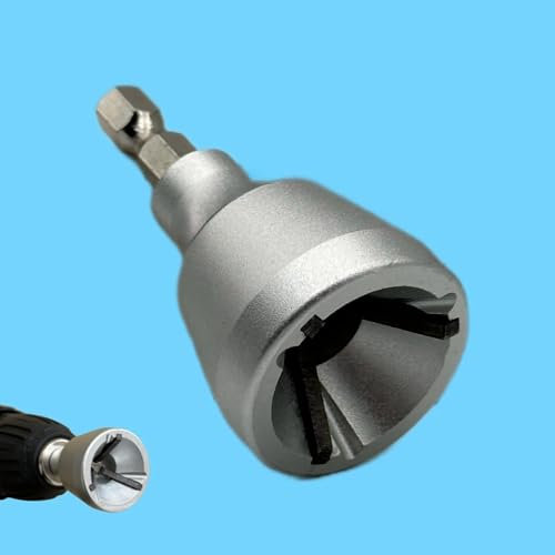 Premium Deburring External Chamfer Tool for Metal -1/8”-3/4” (3mm-19mm) 1PCS -Quick Change Drill Attachment for Bolt Repair, High-Speed Operation, Precision Engineering and Ergonomic Design