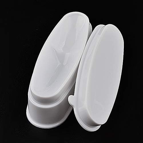 White Nail Dipping Powder French Tray Manicure Molding Manicure Mould Nail Dip Container Nail Art Sets Nail Art Accessories