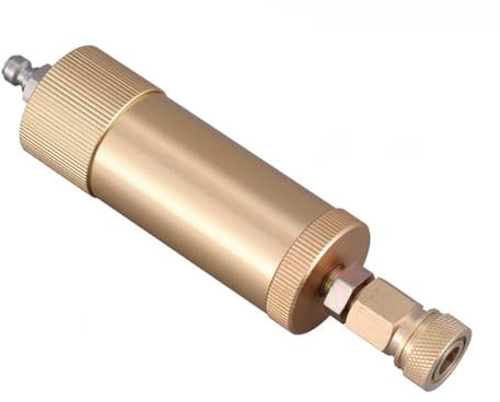 TUXING 4500Psi 300Bar 30Mpa Paintball PCP Handpumpe Filter PCP Luftkompressor Wasser-Öl-Abscheider Tauchfilter Reinigen Sie Luft mit Schlauch (Gold)
