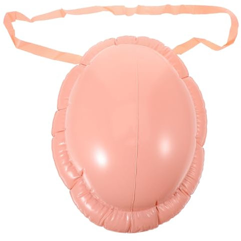 LIFKOME Aufblasbarer Schwangerschaftsbauch Aus Pvc Künstliche Bauchverkleidung Realistisches Cosplay Requisit Für Halloween Und Weihnachtskostüme