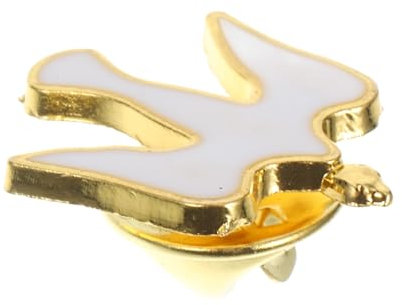 Zinc Legierung Taube Brosche - Elegantes Christliches Anstecknadel FüR Hochzeiten Feierlichkeiten Und Geschenke Symbol Des Friedens