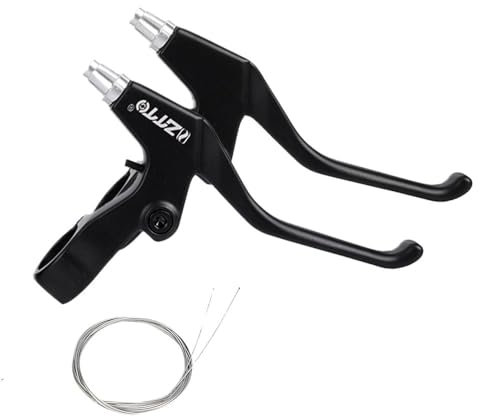 CHENJIAHAO Bremshebel Fahrrad Universal MTB Rennrad Bremshebel V Bremsgriff Bremse 22,2mm Fahrrad Hydraulische Scheibenbremse Bremshebel Aluminiumlegierung Fahrrad Bremshebel(Handle with Wires)