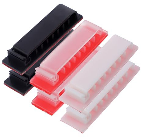 HOMSFOU Kabel-organizer-clips 6 Stück Kabelhalter-clips Zur Wandmontage Selbstklebend für Das Home Office