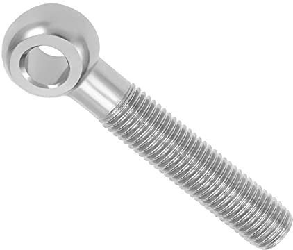 Augenschrauben 304 Edelstahl Metrisches Gewinde M24 Schultermaschinen-Hebeschrauben Gute mechanische Eigenschaften Augenschrauben,M24×300mm(M24x250mm)