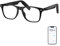 GetD Smart AI Gafas de Sol para Hombre o Mujer con Polarizadas Bluetooth AI Asistente Powered by ChatGPT, Traducción con AI, Inteligente Música Gafas (Marco negro + lente transparente)
