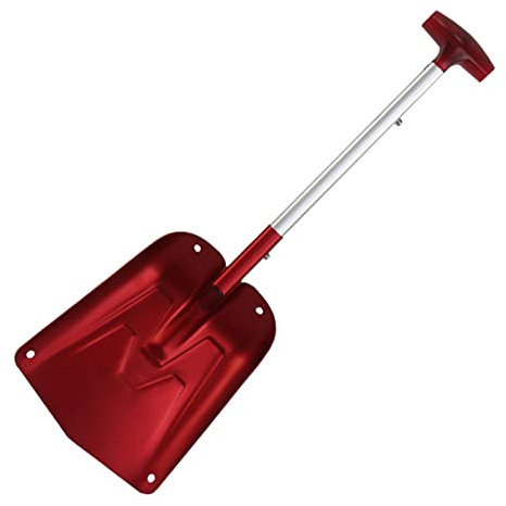 LfrXtra Hochleistungs Teleskop Schneeschaufel Für Auffahrt Aluminium Schneeschaufel 1 7 Mm Dicke Verlängerte Ausgabe Schneeschaufel