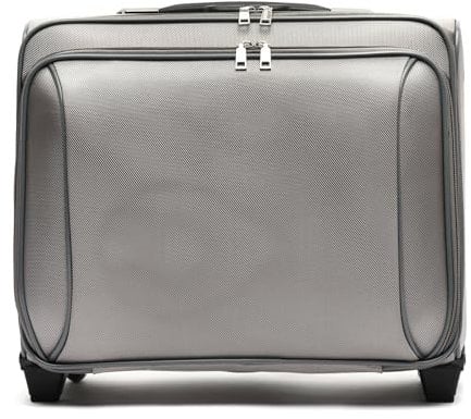 MISAKO Avio maletín con ruedas con bolsillo para portátil (14) Hombre - Avio Beige 37x42x25 cm