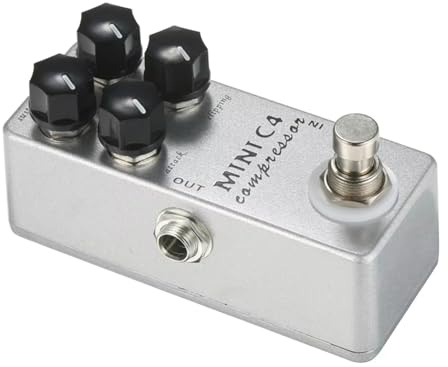 Kompakter Bypass Kompressor Gitarre Effektpedal Overdrive 4 Modi Kompressoreffekte C4 Gitarre Effektpedal