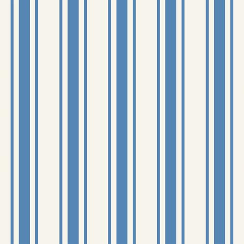 VEELIKE Geometrische Tapete Gestreift Blau Weiß Selbstklebende Tapete Geometrische Muster Modern Küchentapete Gestreift Fototapete Schlafzimmer Wohnzimmer Badezimmer Mustertapete 44.5 cm × 300 cm