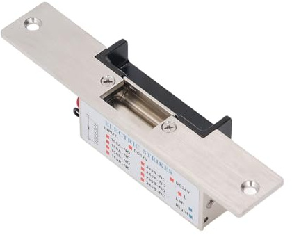 Oreilet Elektrischer Türöffner, Elektrisches Türöffnerschloss aus Edelstahl, Ausfallsicherer Mechanismus für Zylinderschloss,Lässt Sich in Ein Elektronisches Zugangssystem Umwandeln