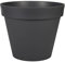 EDA - Pot de Fleur Rond Toscane Ø 48 cm - Volume 43 L - Ø 47,5 x H.39 cm - Gris Anthracite