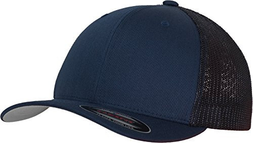 Flexfit Unisex Mesh Trucker Mütze, Navy, L/XL