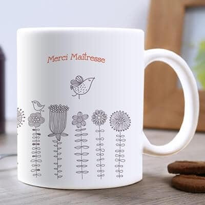 CADEAUX.COM - Mug Personnalisé En Céramique - Nature/Message + Prénom - Résiste Au Micro-ondes Et Lave Vaisselle - Idée Cadeau Personnalisé