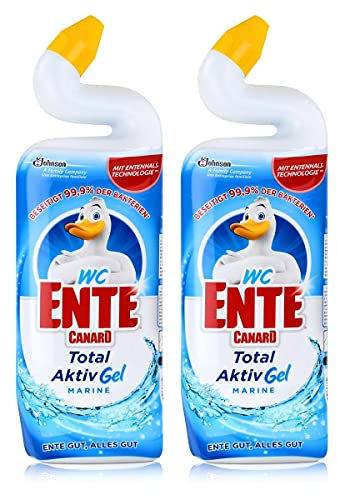 2x WC Ente Aktiv-Gel WC Reiniger Marine 750 ml