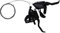 SHIMANO ST-EF500 3 x 7 Gangschaltungs-/Bremshebel-Set