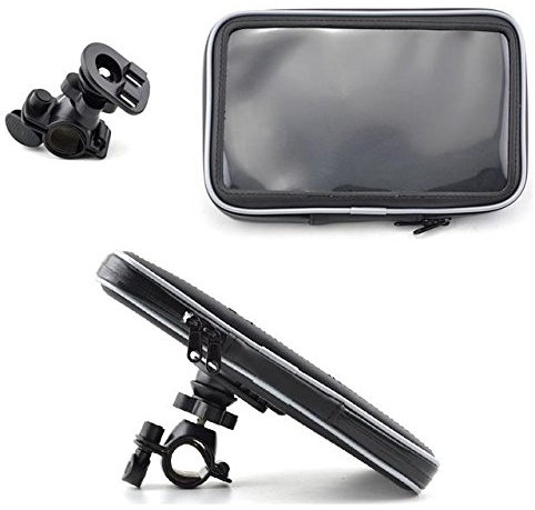 Digicharge Support Moto Guidon Support vélo avec étui étanche pour 6 '' inch Sat Nav de Navigation par Satellite Navi