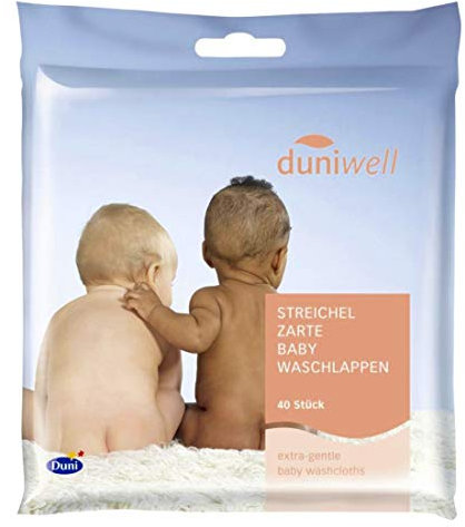 Duniwell Einmalwaschlappen Duniwell Baby 20 x 20cm 10 * 40 Stk.