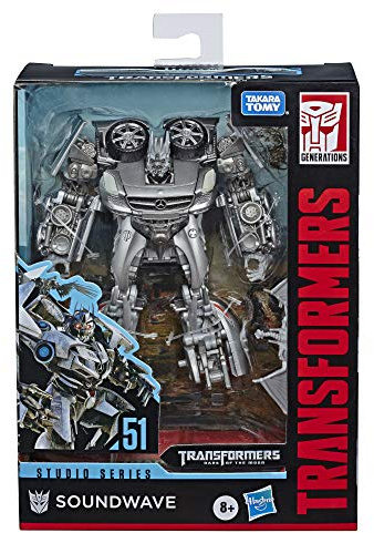 Transformers Toys Studio Series 51 Deluxe Class Dark of The Moon Movie Soundwave Action Figure - Kids Ages 8 & Up, 4.5