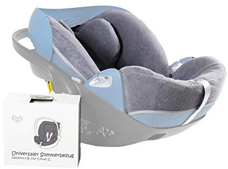 Sommerbezug Schonbezug Universal grau passend für Cybex Cloud Z