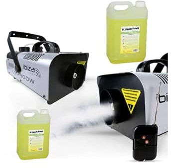 Ibiza light - LSM900W - Machine à fumée 900w + 10 Litres de produit liquide fumée - idéal jeux de lumière PA SONO DJ MIX bar club mariage soirée dansante disco mobile