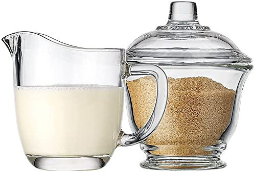 TAMUME Sucriers et Pot à Lait en Verre