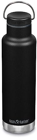 Klean Kanteen Unisex – Erwachsene Classic Schlaufenkappe, Black, One Size