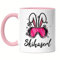 Hey!Print Skihaserl Tasse Rosa Apres Ski Skihase Skifahren Lustig Skilehrerin Winterurlaub Skiurlaub