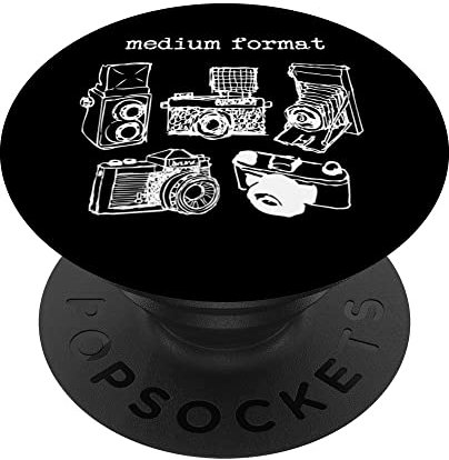 Fotocamere Illustrate Icone Medio Formato Fotocamere PopSockets PopGrip Intercambiabile
