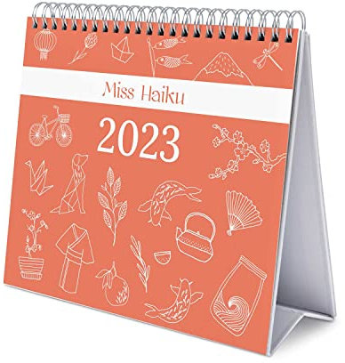 Grupo Erik Tischkalender 2023 - Miss Haiku Kalender 2023 Tischkalender - Tischkalender 2023 Quer Format - Tischkalender 2023 zum Aufstellen - FSC zertifiziert - Offizielle Lizenz, CS23001