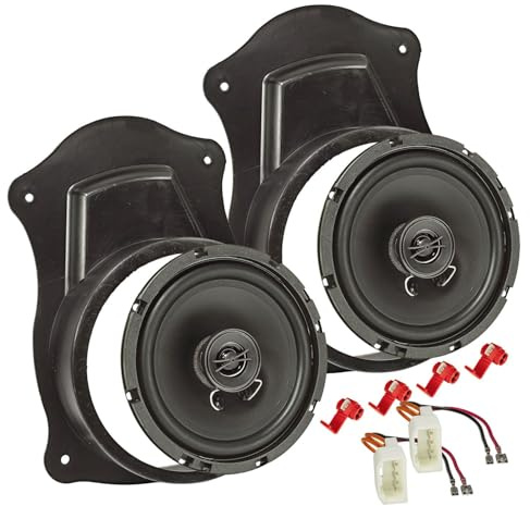tomzz Audio 4015-013 TA16.5-Pro Lautsprecher Einbau-Set kompatibel mit Ford Transit Connect 2013 Tür vorne 165mm Koaxial System