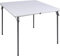 REDCAMP 34 Folding Card Table with Folding legs, Lightweight Portable Fold in Half Square Picnic Garden Table with for Adults Indoor Outdoor Game Bridge Dining, White