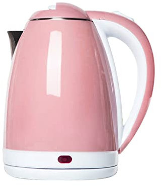 Hokcus Bouilloire électrique à ébullition rapide, bouilloire à ébullition rapide, poignée tactile froide, 1500 W, protection d'arrêt automatique/violet/rose