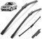 Scheibenwischer-Set for vorne und hinten, kompatibel mit BMW 1er E81 E87 116i 116d 118i 118d 120i 120d 123d 130i 2004–2010, 20 Zoll, 20 Zoll, 12 Zoll