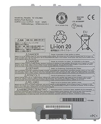 7XINbox 10.8V 94Wh FZ-VZSU88U Laptop Akku kompatibel mit PANASONIC Toughbook G1 Long-Life fz-g1 fzg1