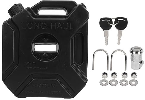 Réservoir de Carburant de 1,3 Gallons, Bidon D'essence Montable, Bidon de Stockage D'essence, Réservoir de Secours D'urgence, Conteneur D'essence pour Voiture, Moto, UTV, VTT