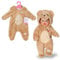 BABY born Bär Kuschelanzug 43cm, Strampelanzug mit Kapuze und Ohren in Teddy-Optik für 43 cm Puppen, 836088 Zapf Creation