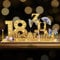 Idota 18 Geburtstag Geldgeschenk Mädchen Junge, 18 Geburtstag Deko Holz-Schild mit LED, Geschenke zum 18 Geburtstag Mädchen Junge, Gästebuch 18 Geburtstag, Personalisierbares Geschenk