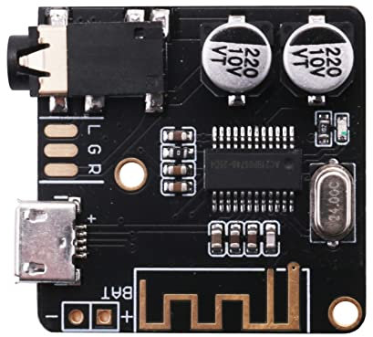 Yheonver BT5.0 Audio MP3 Bluetooth Audio Decoder Board Verlust Freie Auto Lautsprecher Audio VerstäRker Platine DIY Audio Receiver Schwarz