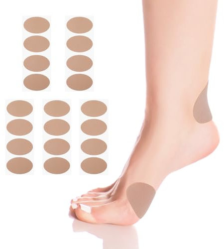 COMNICO 5 Blatt Moleskin Klebepads Polsterung Blasen Präventionsband Mehrzweck Schuhe Klebeband für Ferse Zehen Zur Verhinderung Von Schaumbildung Und Kratzern Reduziert Reibungsschmerzen