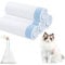 QINGYIWL 40pcs Cat Litter Tray Liners - 79*45cm, Drawstring, Scratch Resistant & Leak Proof, Heavy Duty, Medium Cat Litter Box Liners