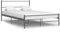 Buzaza Bettgestell Bett Bed Frame Betten Bettrahmen Tagesbett Grau Metall 120x200 cm - 284686