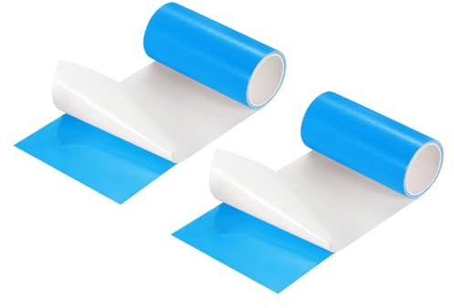 QUARKZMAN Pool Reparaturset Unterwasser Klebeband Blau, 2 Rollen 10cmx1,5m Selbstklebend Dichtungsband Wasserdicht Reparaturband für Schwimmring Zelt Schlauchboot Luftmatratze Hüpfburg